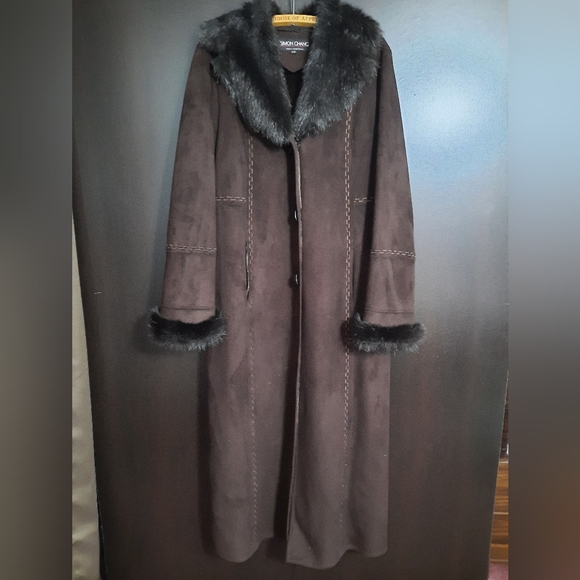 Simon Chang Full Length Winter Coat - Picture 1 of 13